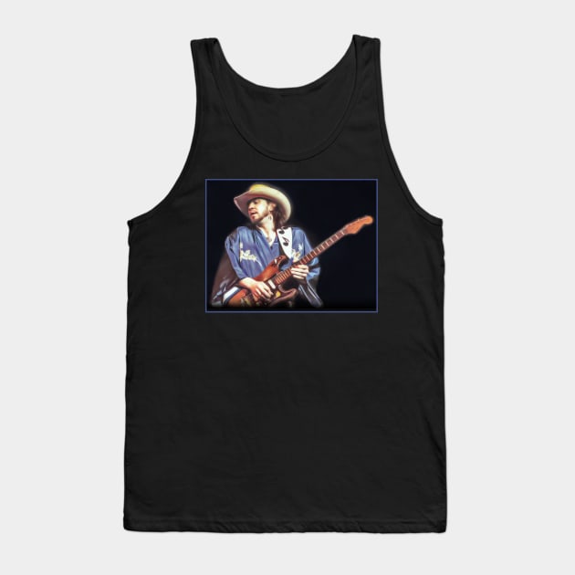 Stevie Ray Vaughan Tank Top by Designs That Rock